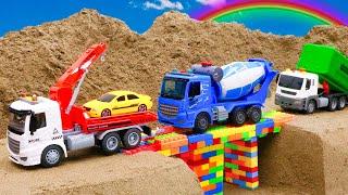 Rescue Heavy Haulage Car Transport RC Traktor Volvo Lesu BL71 RC Wheel Loader Dozer  Mega Trucks