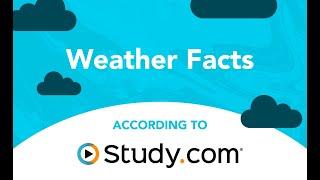 Weather and Temperature Trivia  Nature & Weather Facts According to Study.com