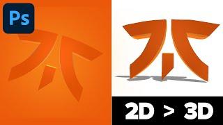 Create 3D Logo in Photoshop Tutorial Easy