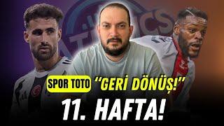 ŞÜKÜR KAVUŞTURANA... 11. Hafta Spor Toto Tahminleri  Atistics TV #TuttoLig