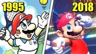 Evolution of Mario Tennis Games 1995 - 2024