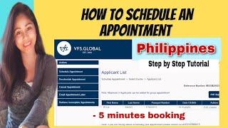 VFS GLOBAL Paanu mag Book ng  Visa Appointment Schengen Tutorial #schengenvisa#VFS#visa