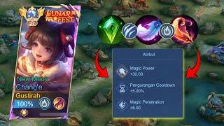 THIS BEST 1 SHOT BUILD FOR CHANG’E JUNGLE 100% BROKEN Recomended build chang’e