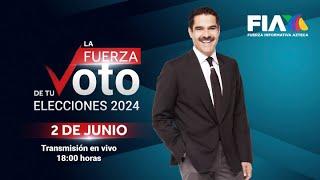 EN VIVO #LaFuerzaDeTuVoto  Transmisión especial resultados de la elección 2024 y más detalles