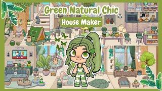 Avatar World Free Green Natural Chic House Maker 🪴  Pazu  Avatar World House Ideas