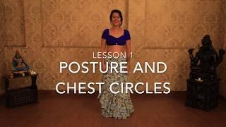 Belly Dance Tutorial For Beginners Lesson 1  Posture and Chest Circles  Dance with Meher Malik