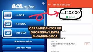 CARA TOP UP KE SHOPEE PAY MELALUI M-BANKING BCA