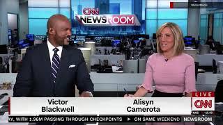 CNN Newsroom celebrates being back on set