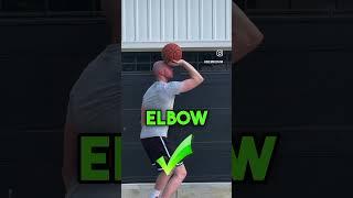 Theres a big difference between passingthrough the shooting elbow and USING theshooting elbow. #nba