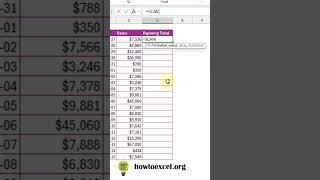 Running Total with SCAN Single Formula