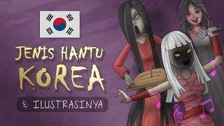 Jenis Hantu Korea & Ilustrasinya 유령  Kartun Hantu & Cerita Misteri Horor #horortime