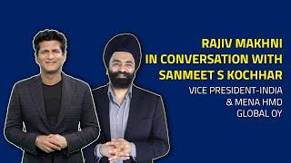 SPONSORED Nokia G21 & All Things Nokia - Rajiv Makhni Candid with Sanmeet S Kochhar