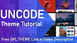 How to create an agency website it Wordpress and Uncode Theme - Uncode wordpress theme tutorial