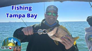 Pontoon Boat Reef Fishing in Tampa Bay and Exploring the Little Manatee River
