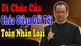 DI CHÚC CỦA THIÊN CHÚA GỬI TỚI TOÀN NHÂN LOẠI - Bài Giảng Sâu Sắc Của Lm Phạm Tĩnh