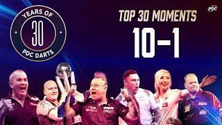 The 30 Most Iconic PDC Moments in History  Moments 10-1 Chronological Order