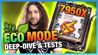 AMD Ryzen Eco Mode Deep-Dive & Benchmarks on R9 7950X Zen 4