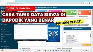 CARA TARIK DATA SISWA DI DAPODIK YANG BENAR