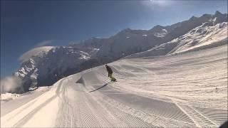 Kids Snowboarding Les Contamines Powder