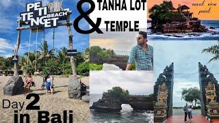 Bali Honeymoon Vlog️ Day 2 in Bali  Petitenget Beach & Tanha lot Temple #bali #vlog #travel #beach