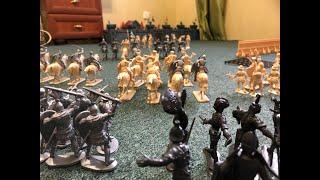 Битва солдатиков рыцари против сарацинов