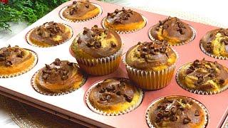 Easy Vanilla Chocolate Marble Cupcakes  Soft and Fluffy Chocolate Cake Recipe