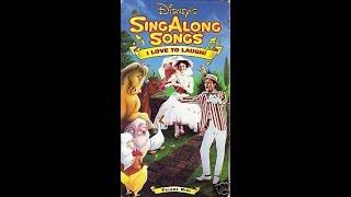 Opening and Closing to Disneys Sing Along Songs - I Love to Laugh 1990 VHS Version 1