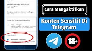 Cara Mengaktifkan Konten Sensitif Di Telegram AndroidiOS  Aktifkan Telegram Konten Sensitif
