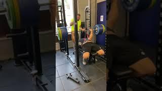 Levan Saginashvili 235kg520lbs bench press 2021
