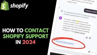 Shopify How to Contact Live Chat Support in 2024