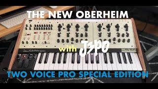 Oberheim Two Voice Pro Special Edition unboxing and exploration with Julian J3PO Pollack