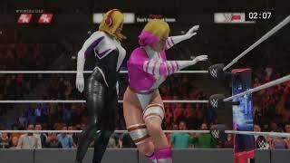 Rematch HOT GWENPOOL  VS SPIDER GWEN  iron man match