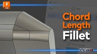 Chord Length Fillet for Mechanical Parts