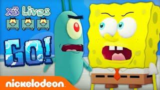 Plankton STEALS Krabby Patty Formula In Video Game World?  SpongeBob  Nickelodeon Cartoon Universe