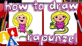 How To Draw Cartoon Rapunzel