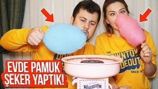 WE MADE COTTON CANDY AT HOME