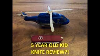 5 YEAR OLD KID Reviews Victorinox Mini Knife