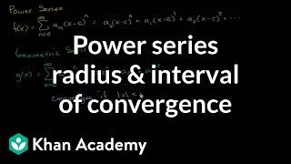 Power series intro  Series  AP Calculus BC  Khan Academy