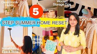 5-STEP SUMMER READY KITCHEN & HOME IN 10 MIN  WEEKLY HOME & KITCHEN RESET CLEANING HABITS