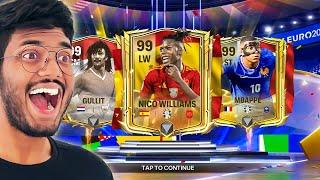 I Packed 5x 99 Rated Players from New EURO Packs - FC MOBILE