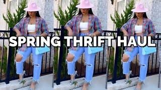 HUGE Spring Thrift TryOn Haul 2021 Styling Spring Trends