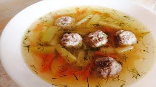 Такая вкуснота- суп с кабачками. Готовим все лето.