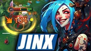 WILD RIFT JINX DRAGON LANE GAMEPLAY IN SEASON 13 BUILD & RUNES