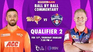 LIVE Match -33 Gulf GiantsvsDubai Capitals Qualifiers 2 OFFICIAL Ball-by-Ball Commentary #ILT20