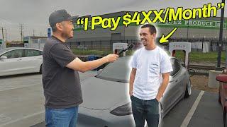 Asking Tesla Owners Their Monthly Payment car note & income