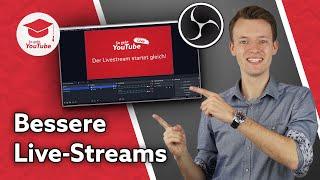 YouTube Live-Streams mit OBS Intros Animationen und Chat einfügen