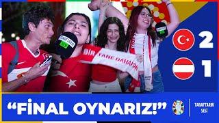 Türk’e Durmak Yaraşmaz  Avusturya 1-2 Türkiye  Maç Sonu Taraftarın Sesi