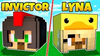 CASA DE LYNA VS INVICTOR EN MINECRAFT