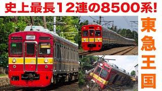 【史上最長の東急12連！インドネシアの8500系！】爆音モーター健在、8000系混結編成有り！2020年度総集編 Kompilasi KRL Seri Tokyu 8000&8500 in 2020