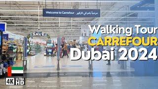 Carrefour Dubai Supermarket Tour 4K Walking Tour